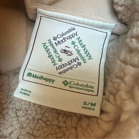 Madhappy Columbia Sherpa Beanie Small / Medium Unisex Camel NEW - Picture 8 of 10